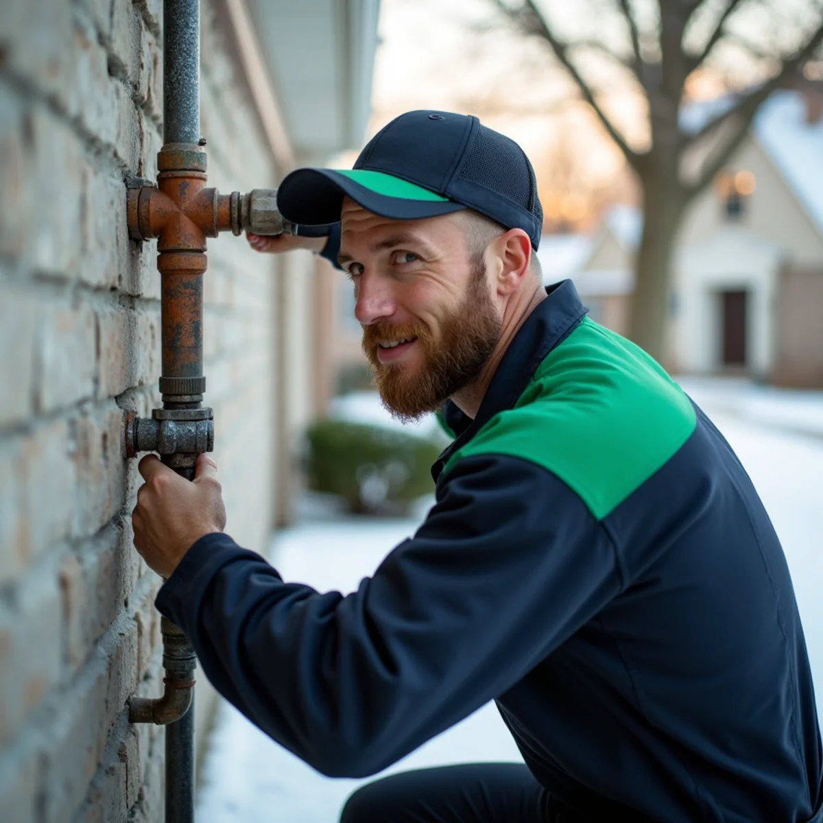 Frozen burst pipe repair during a Texas freeze in a Euless TX home