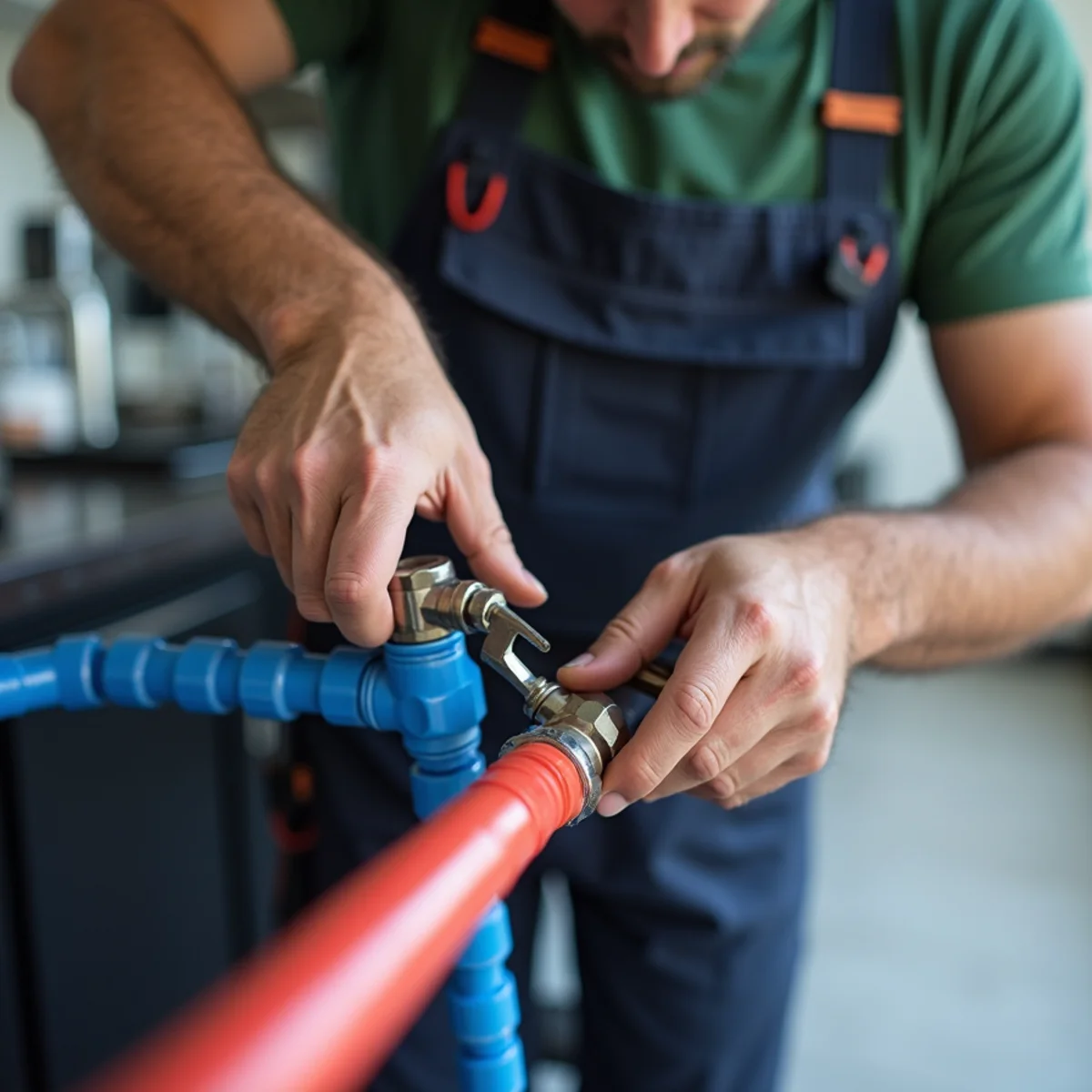 Whole-House Repiping being performed by a plumber in Euless, TX